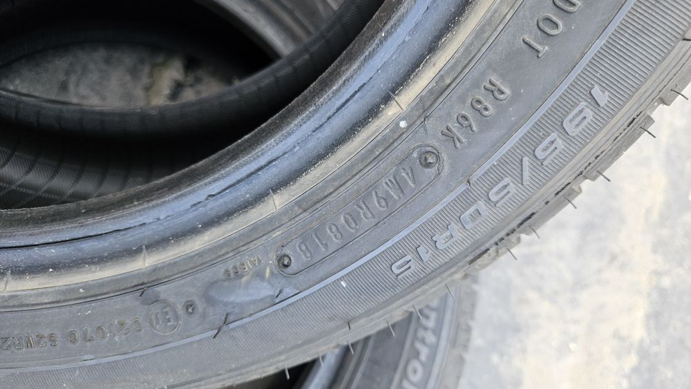 2бр гуми 195 50 15 фулда