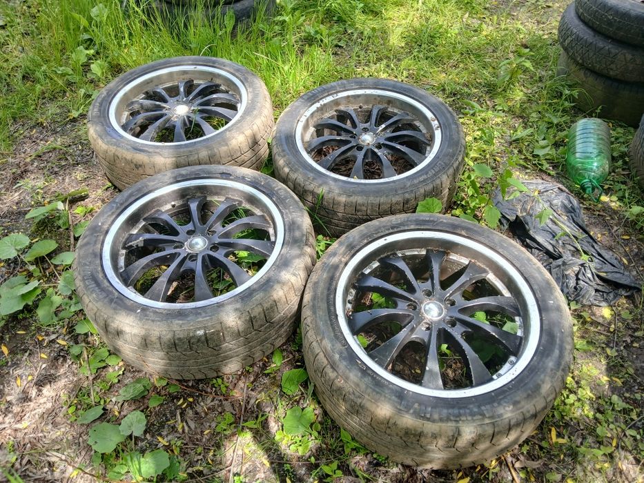 Jante aliaj bmw r20 cu anvelope 265/45/20 stare buna