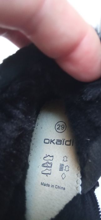 Cizme ghete piele întoarsă nr. 28 Okaidi