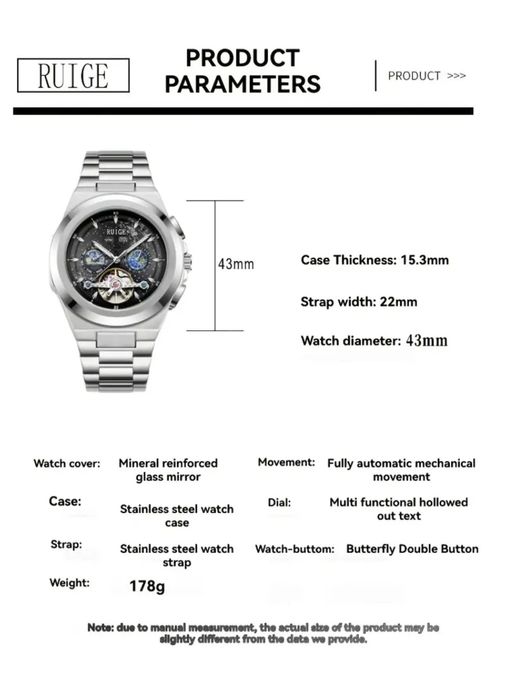 Ceas automatic Ruige