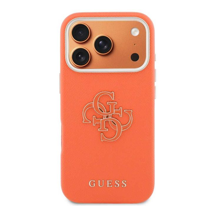 GUESS Калъф Кейс за iPhone 17 Pro Max / Orange / Оригинал /