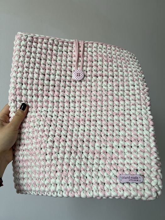 Husa laptop crosetata manual - cadou handmade