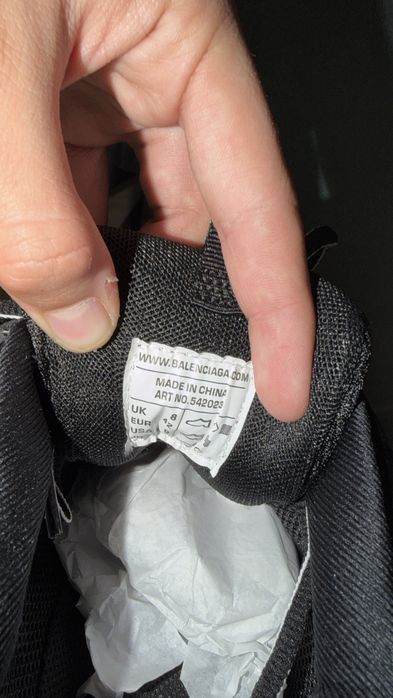 Balenciaga track fara led