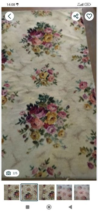 Продается  щерстяной ковёр и дорожки