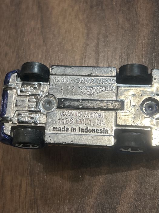 Hot wheels honda cr-x 1985