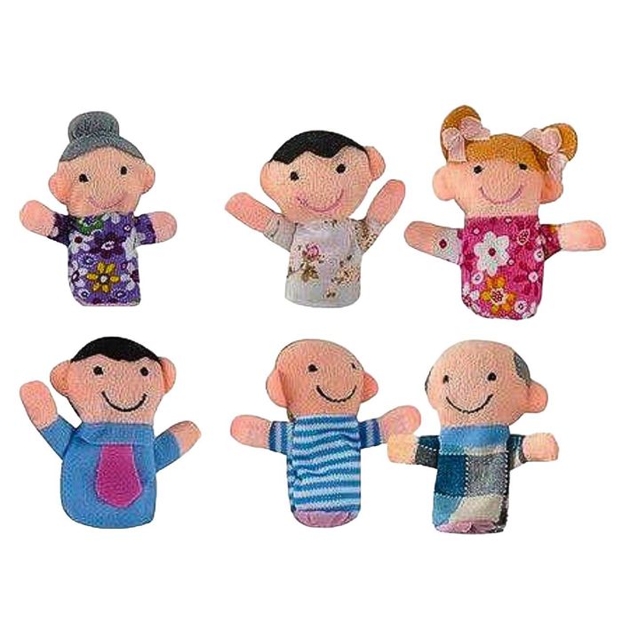 Кукли за пръсти за куклен театър Семейство и Животни