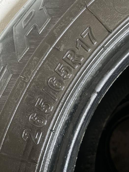 Продам 265/65/17 летные