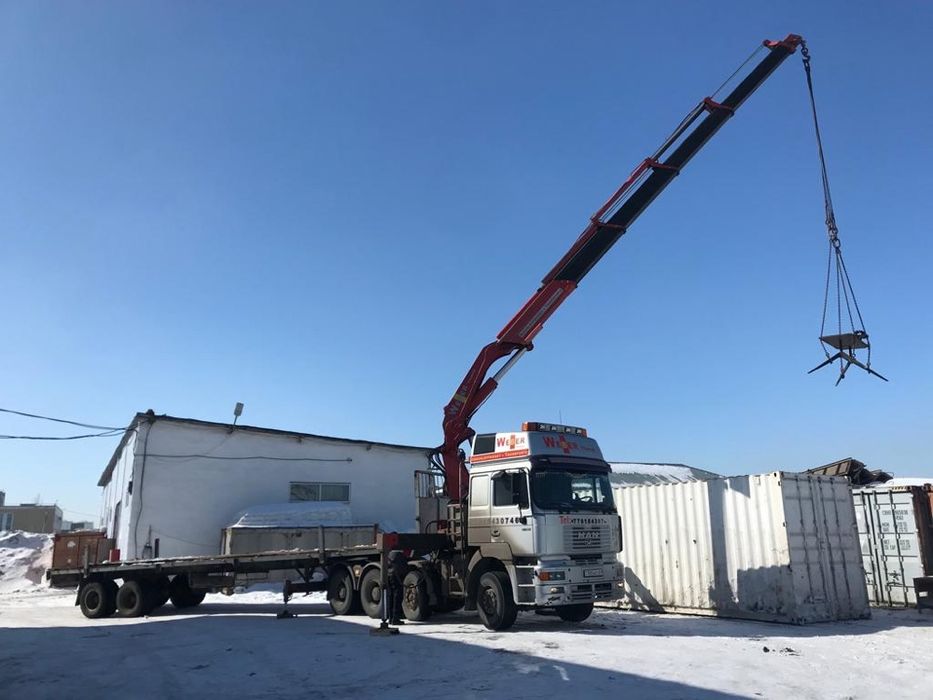 Услуги манипулятора, манипулятор, контейнеровоз