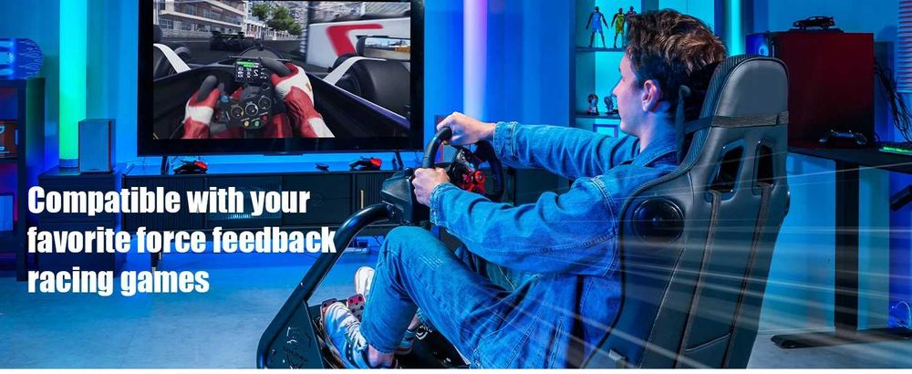 Гейминг Симулатор GTPLAYER – Професионален Кокпит Стол за Смарт Стерео Озвучаване