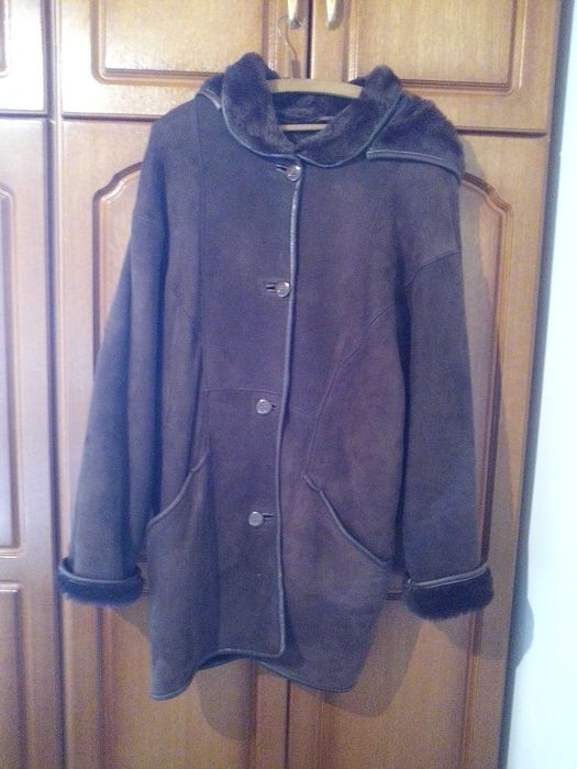 cojoc blana naturala pentru femei,marime 50,Germany lether,piele naturala miel,cu gluga