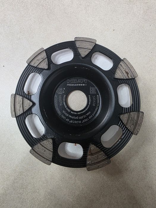 Disc diamantat hilti 125 sp premium cupa. Frezat slefuit beton Pentru santiere grele