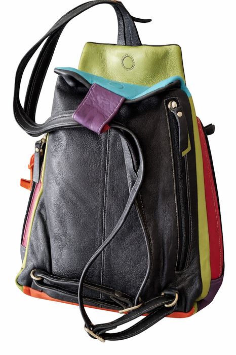 Раница от естествена кожа PIA RIES