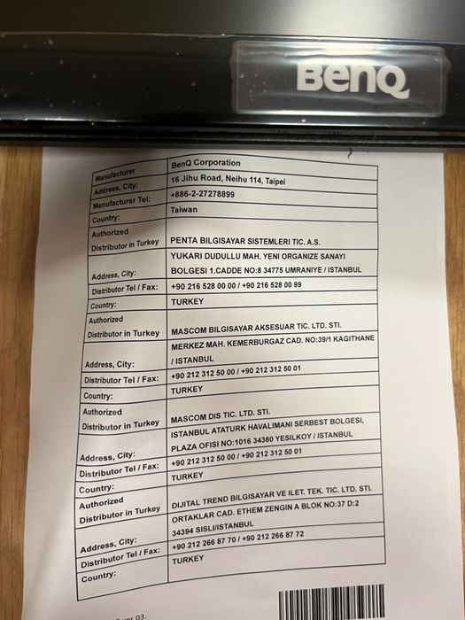 Монитор новые от BENQ