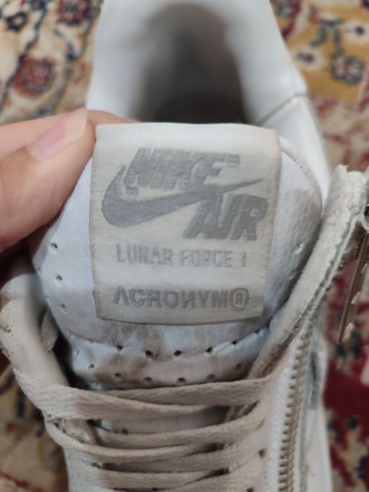 Nike lunar force acronym white