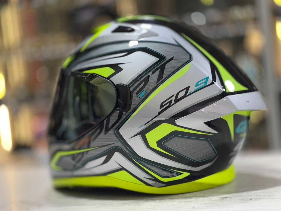 Каска Givi 50.9 Sport Atomic Silver/Yellow L-размер
