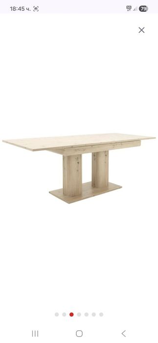 Здравейте, продавам чисто нова трапезна маса с размери 140/90/79.5