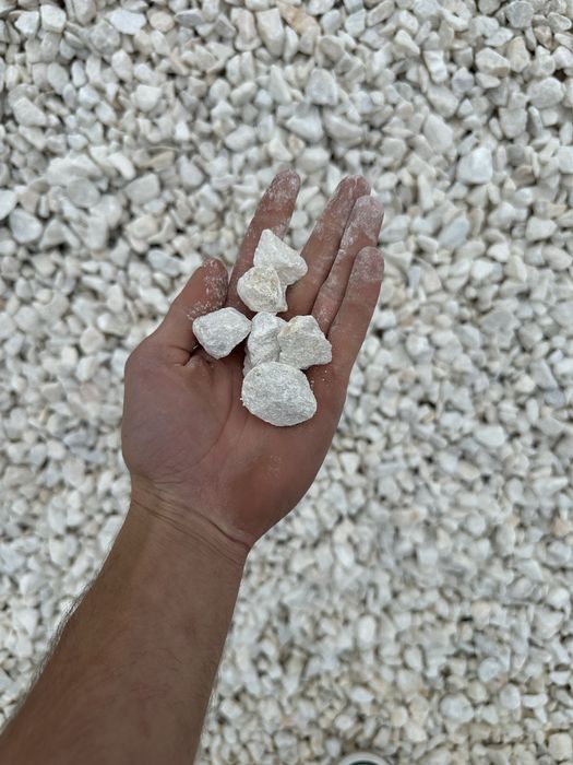 Piatră albă decorativa / spartura marmura