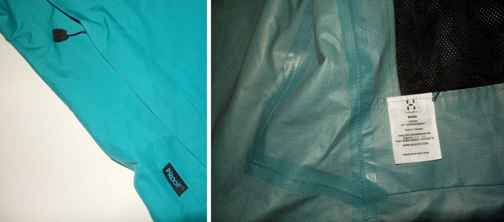 Geaca outdoor HAGLOFS Proof, membrana (dama S) LICHIDARE !