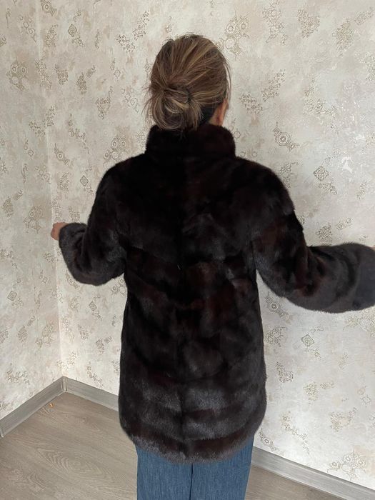 Шуба норковая в стилье