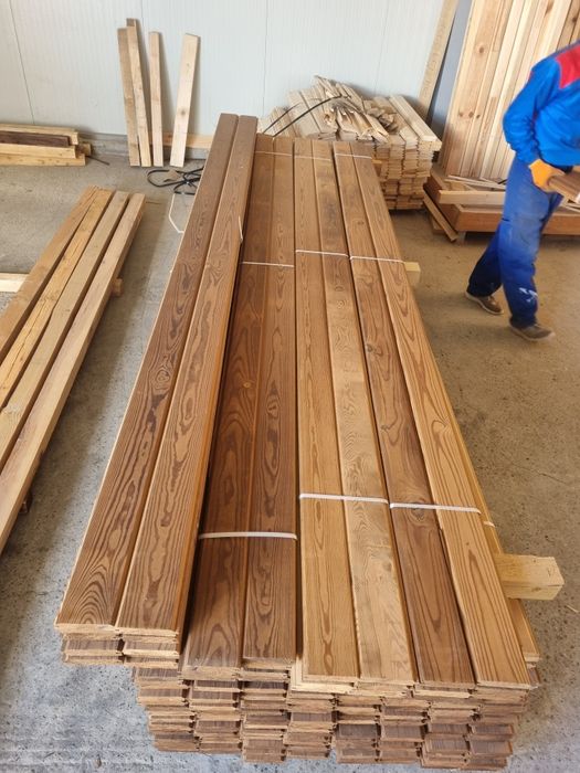 Lambriu deck termo pin fatade lemn