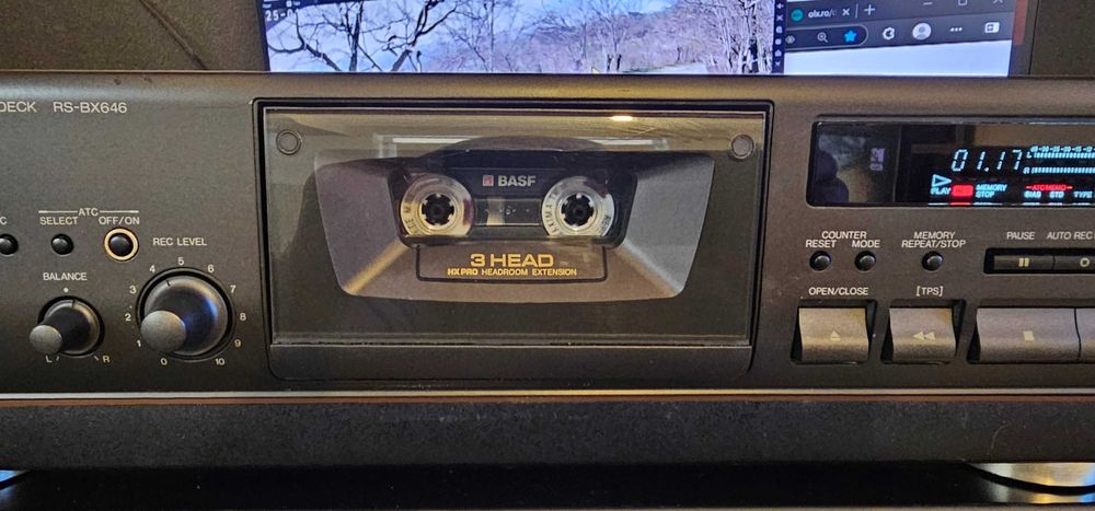Deck Technics RS-BX646 3 capete, bias reglabil, perfect functional, sau Deck Technics RS-BX501 Autorevers, cu test video!