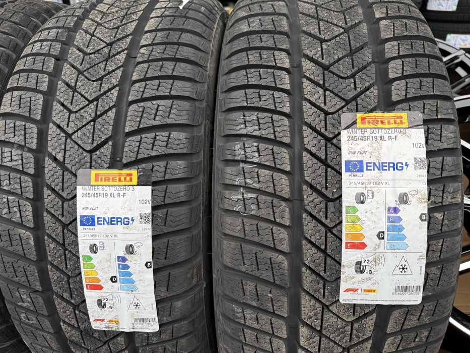 275/40 R19 + 245/45 R19 PIRELLI WINTER anvelope noi iarna BMW SERIA7