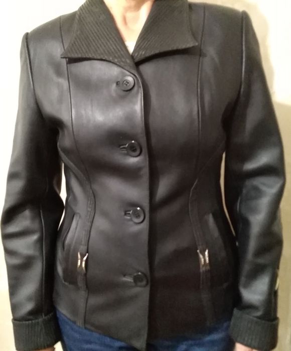 Продам кожаный пиджак