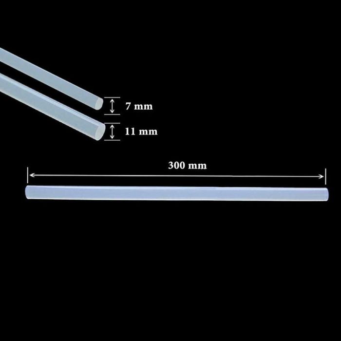 Силиконови пръчки 7х300мм и 11х300мм