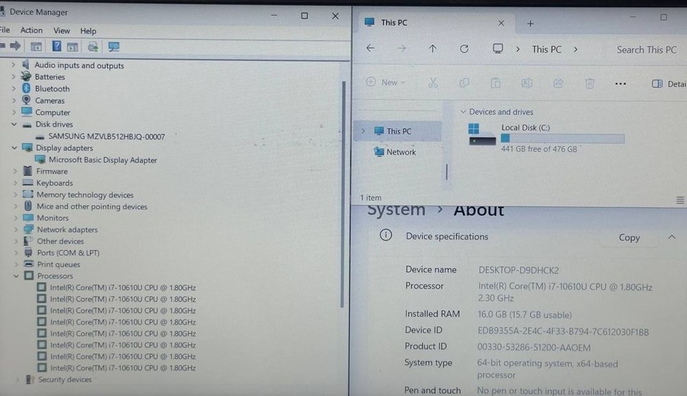 I7 DYNABOOK kuchli noutbuk