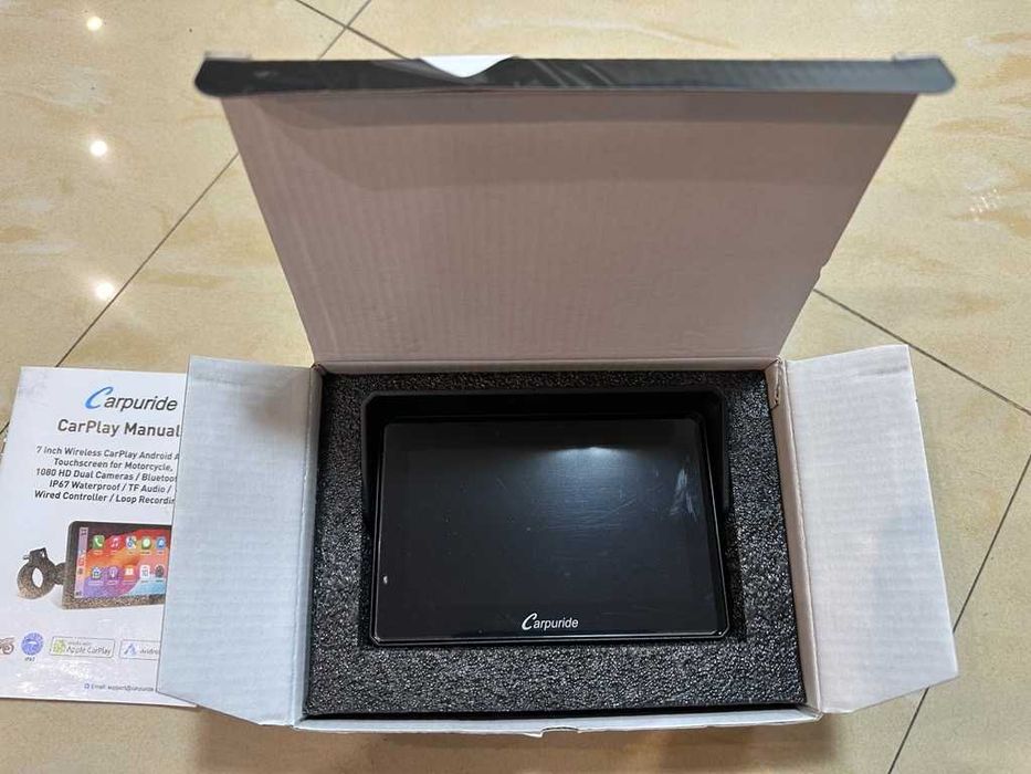 Carpuride W502BS - BMW Motorcycle CarPlay with OEM Controller Integr.