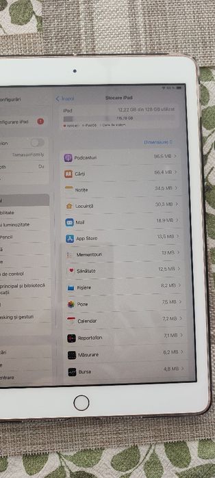 Vând iPad (generația 7) 128 GB, Apple pen+husa IBlason