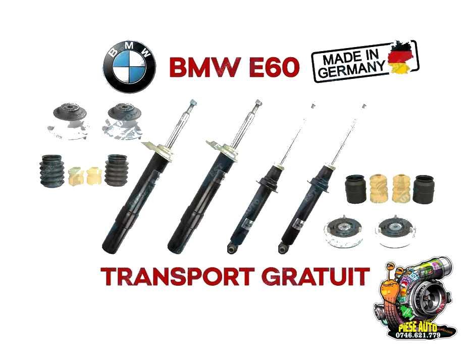 Set amortizoare BMW E60 E61 Seria 5 cu flanse si protectii