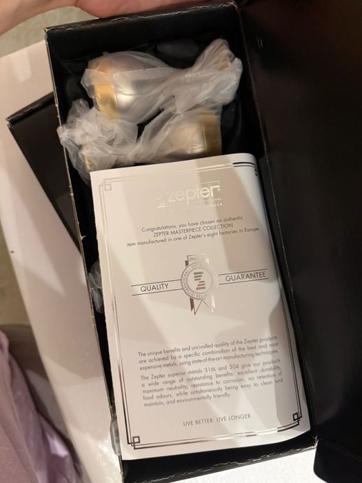 Новые рюмки от zepter