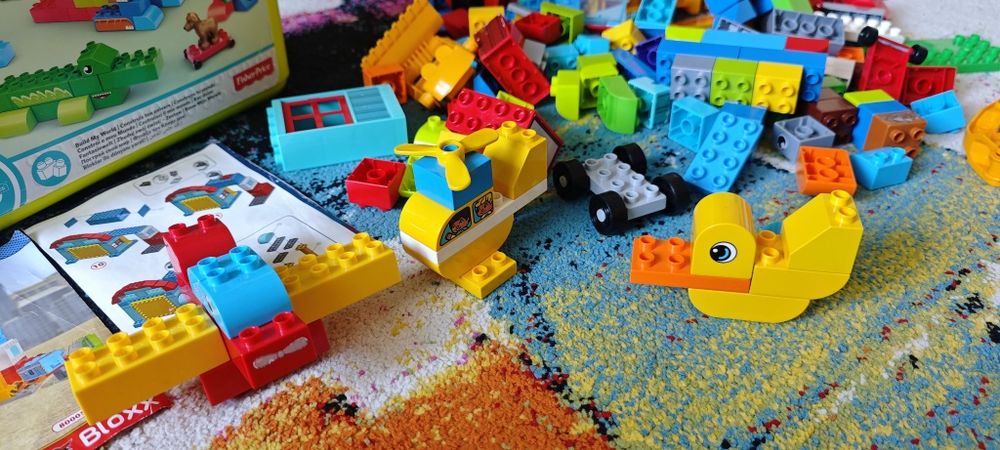 MEGA BLOKS Fissher Price plus set Big Bloxx constructorul Bob