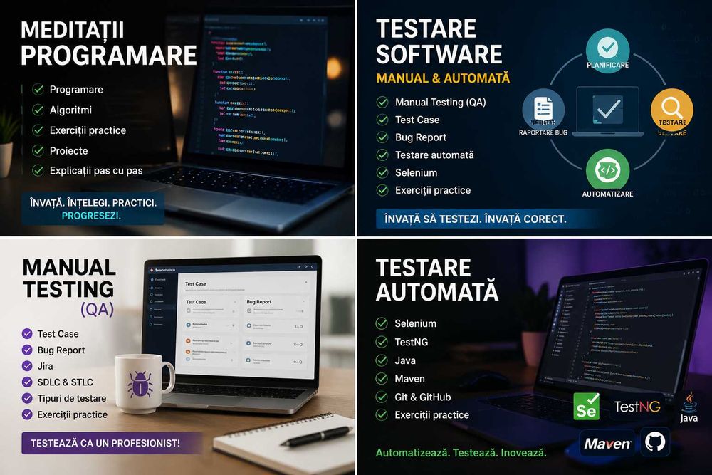 Meditații Programare și Testare Software Online