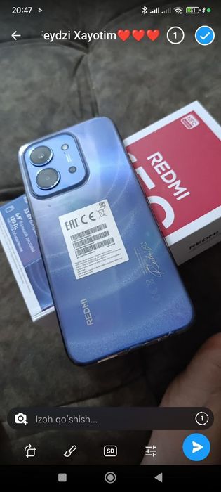 Redmi 15C Moonlight Bule 8GB 128GB ROM