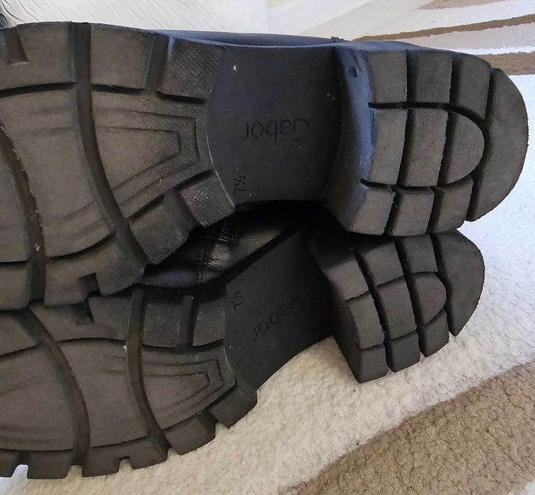 Дамски кожени боти Gianni (40 рр) и Gabor (7 1/2) - отлични!