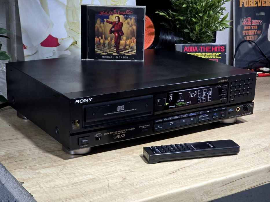 Cd-player SONY CDP-228 ESD, retro hifi audio, ES series, hi-end,