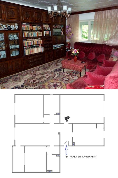 Vând  apartament  4 camere  Micro.4