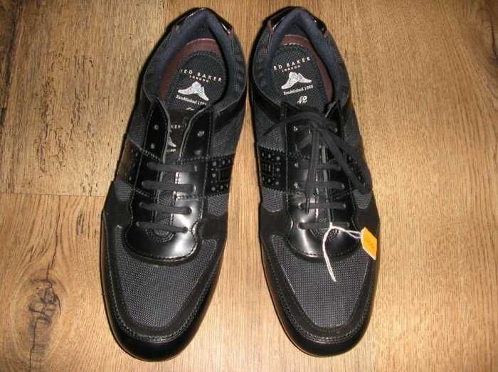 Pantofi casual barbat TED BAKER originali noi piele naturala + tesut comozi si usori 44