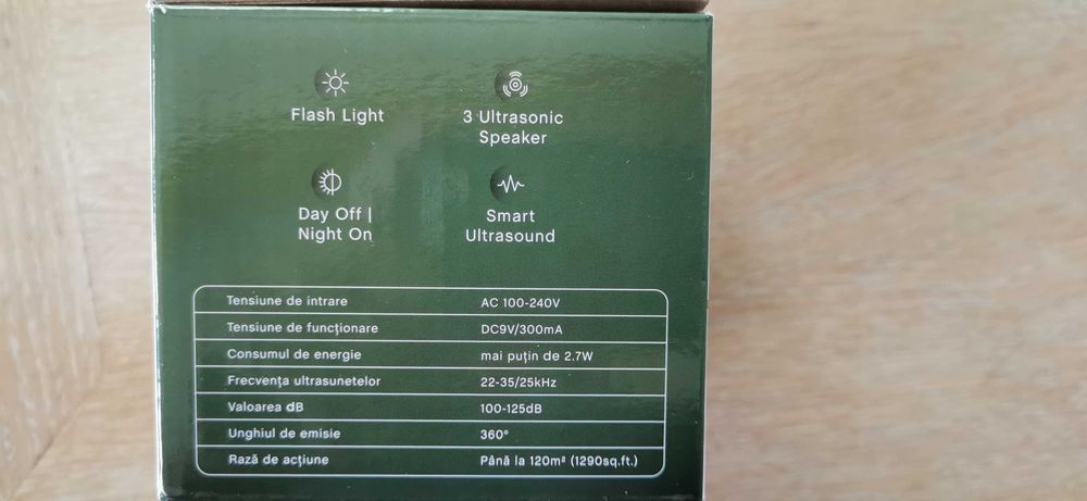 Aparat cu ultrasunete anti-soareci Nivazo UR02