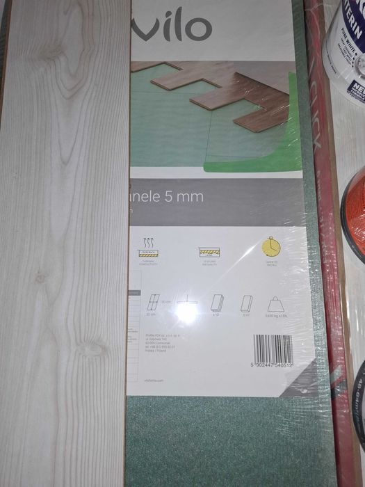 Ламиниран паркет 17кв.м + подарък 2 вида подложки, боя и грунд