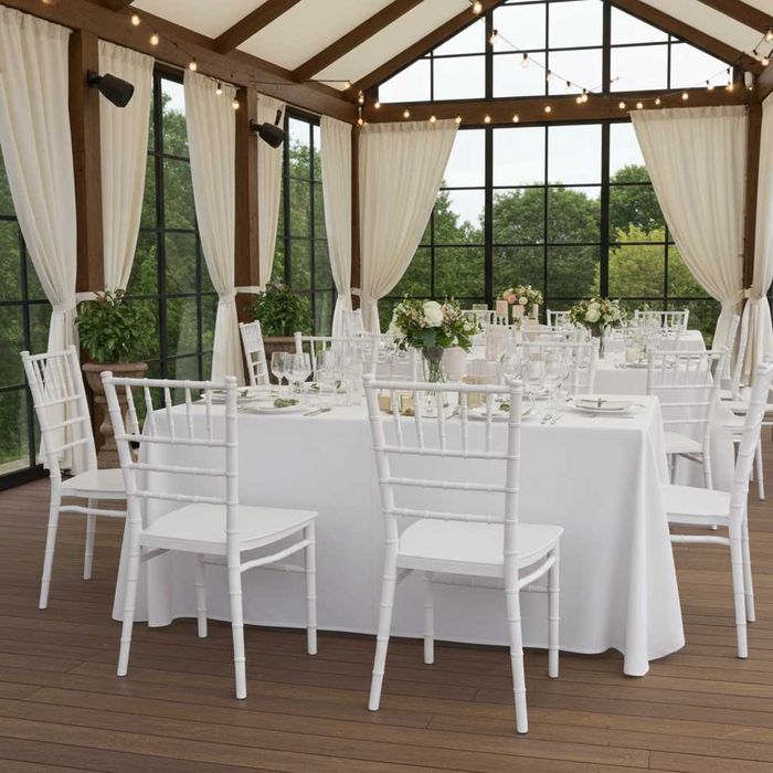 Scaune Chiavari PP plastic, nunta, evenimente, restaurant, cort,terasa