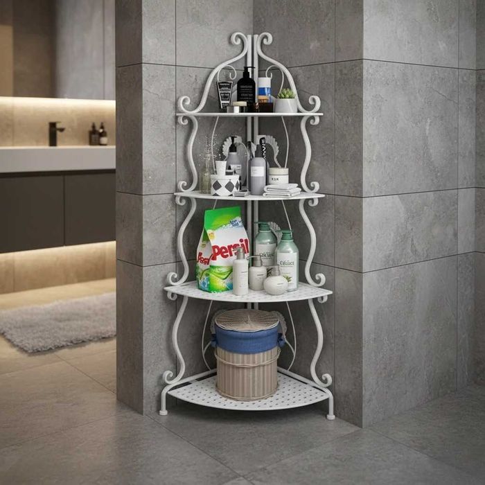 Елегантен ъглов рафт – стил и практичност в едно