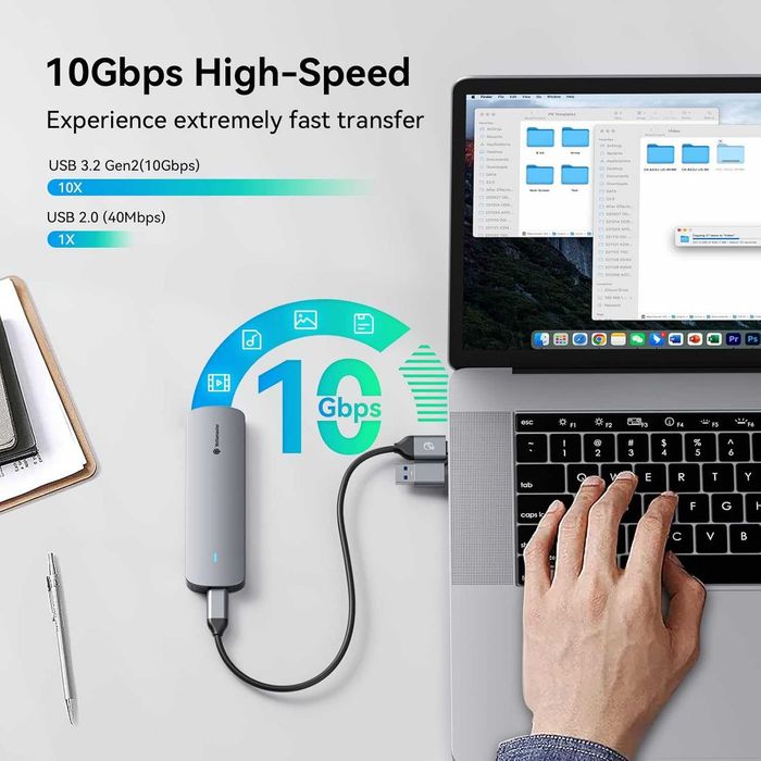Нов Yottamaster M.2 NVMe & SATA SSD Enclosure – 10Gbps Висока Скорост!