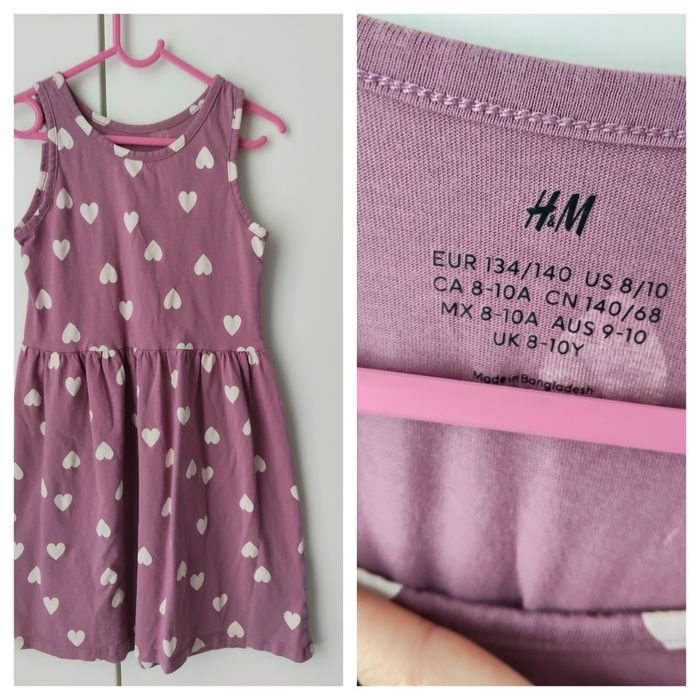 Set 5 rochițe H&M, 134-140, 8-10 ani