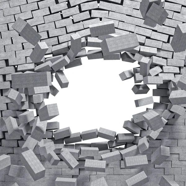 Разрушения демонтаж стен