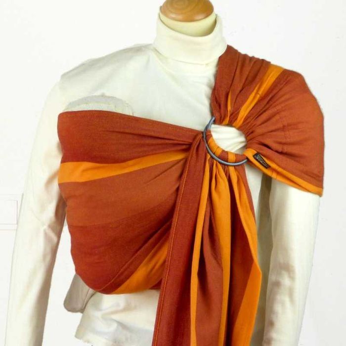 Тъкан слинг/шал от органичен памук за носене на бебе DIDYLOS Olaf