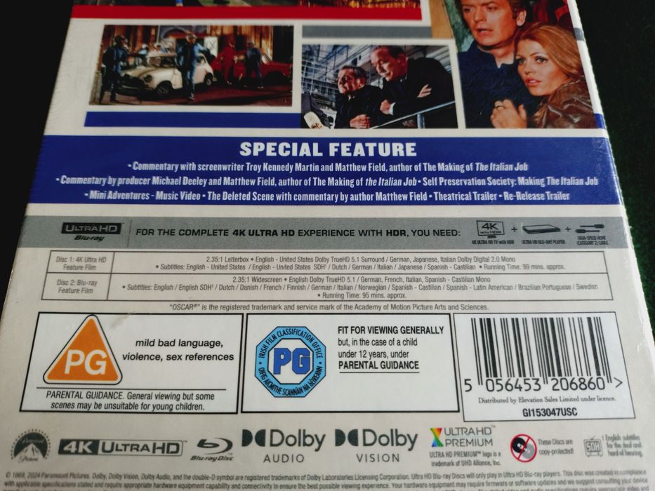 The Italian Job - Collector's Edition - bluray 4K UHD