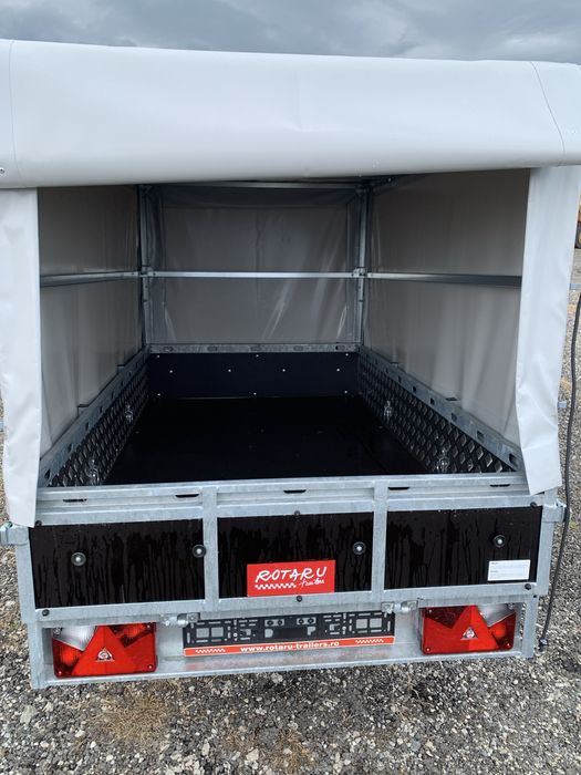 Remorca 750 kg Rotaru M2 200x115x110 cm uz Profesional cu prelata